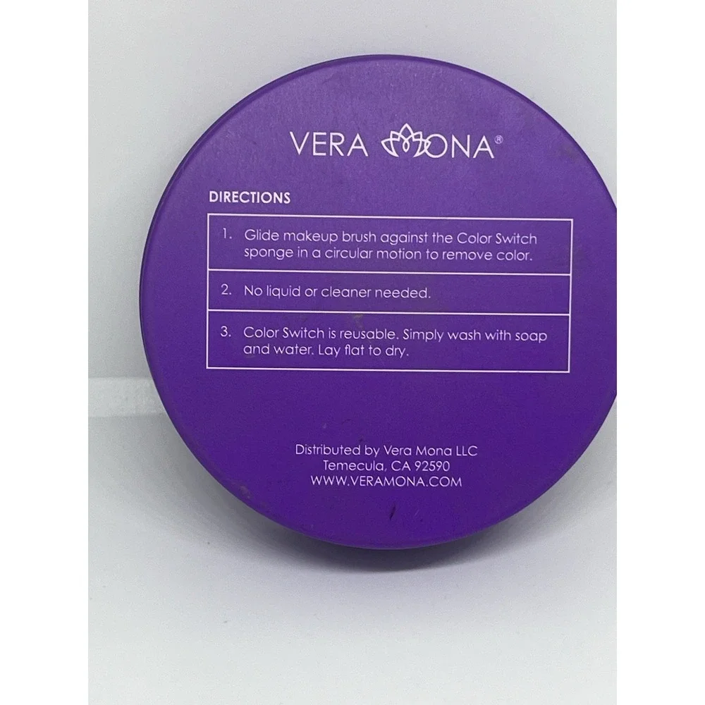 Remove Make Up From Brushes Vera Mona Color Switch Reusable Instant New W/O Box